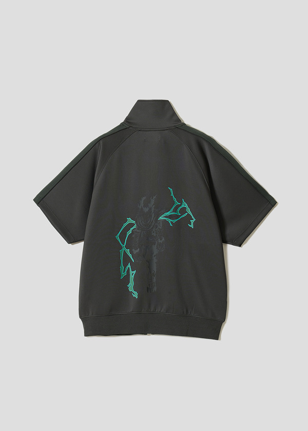 『僕のヒーローアカデミア』×グラニフ　「未成年の主張｜半袖トラックジャケット」背面