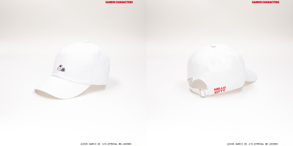 サンリオキャラクターズ×ライトオン　「刺繍キャップ（WOMENS）」オフシロ（ハローキティ）