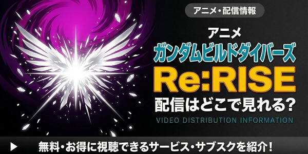 アニメ『ガンダムビルドダイバーズRe:RISE』 配信情報