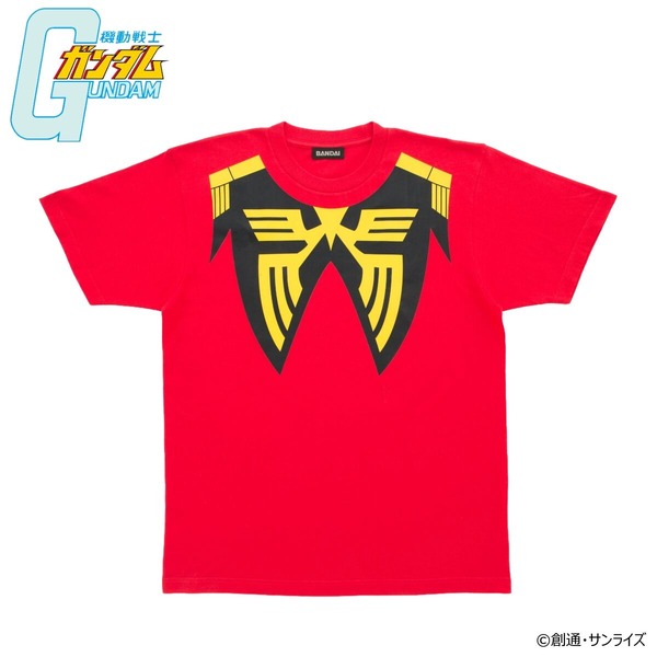 「機動戦士ガンダム なりきりTシャツ シャア・アズナブル 大人サイズ」