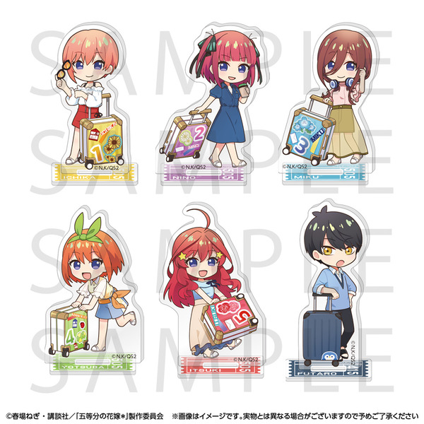 JR東海 「推し旅」×『五等分の花嫁＊』トレーディングminiアクリルスタンド（全6種）