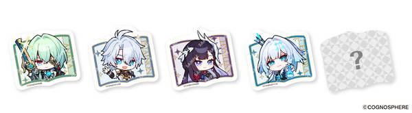 【第 2 弾：5 月 15 日（金）～】コラボ限定ステッカー（4 種+シークレット 1 種）