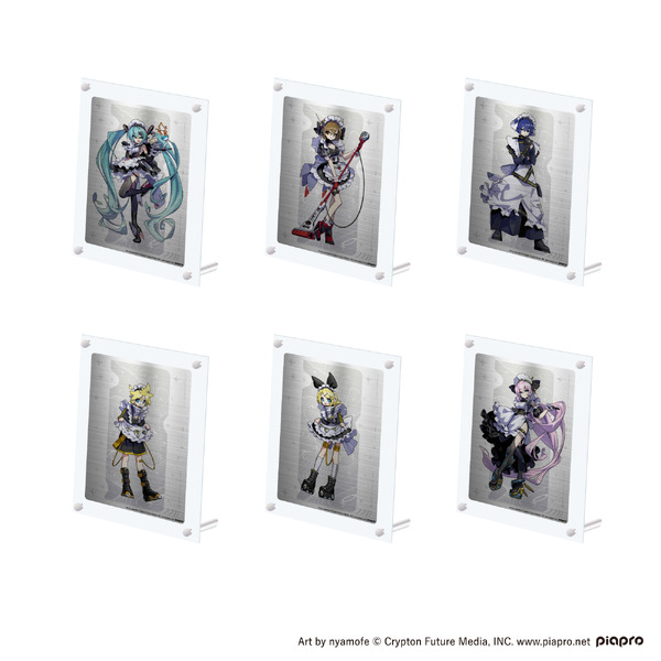 「ピアプロキャラクターズ」メタルアート