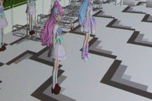 リアルタイムで演技データをバーチャル空間上にアップ