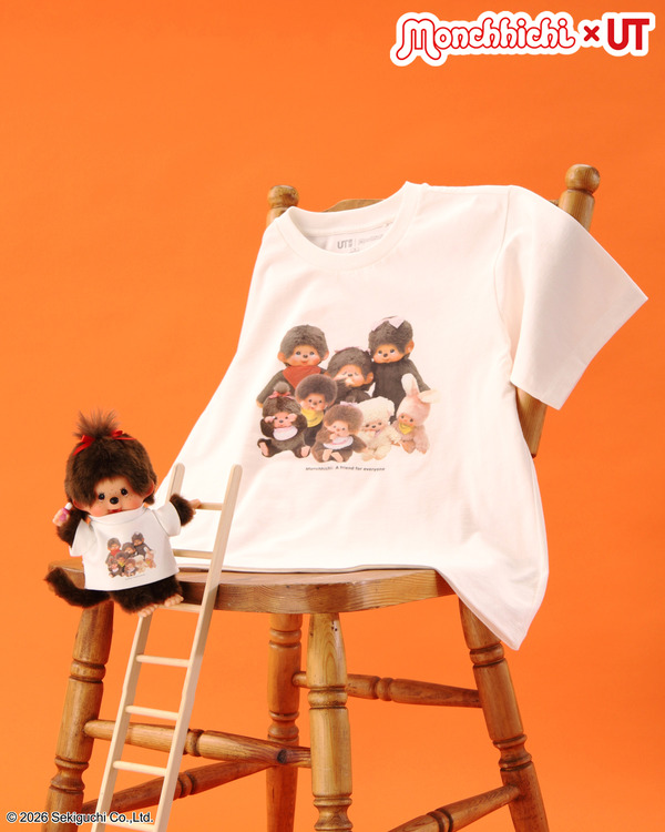 WOMEN モンチッチ UT/リラックスフィットカラー: 01 OFF WHITE