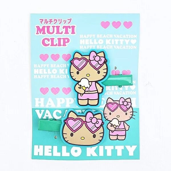 日焼けキティクリップ