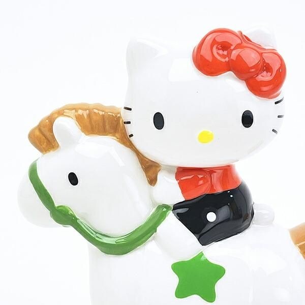 サンリオ ハローキティ ゆらゆら木馬貯金箱 バンク インテリア