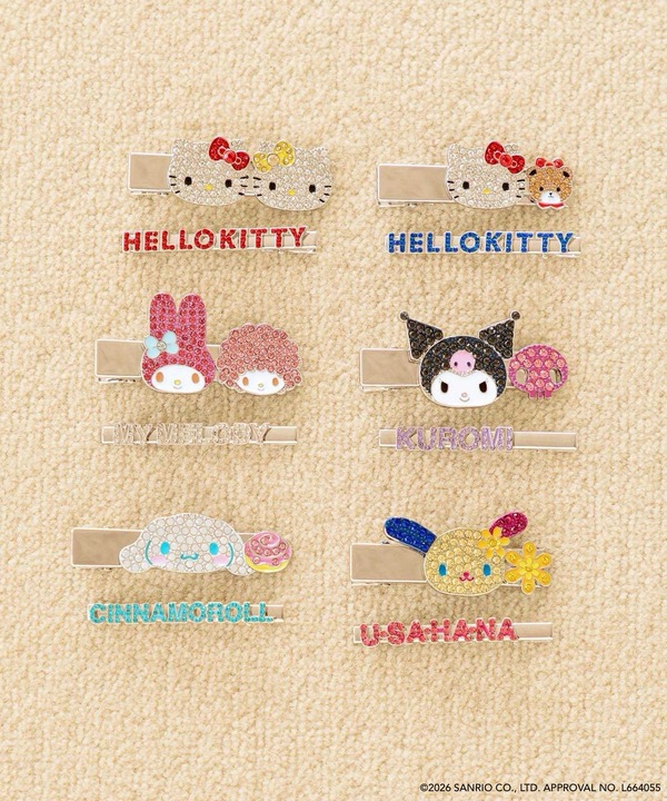 サンリオキャラクターズ×LOWRYS FARM　「キラキラSETヘアピン」全6種
