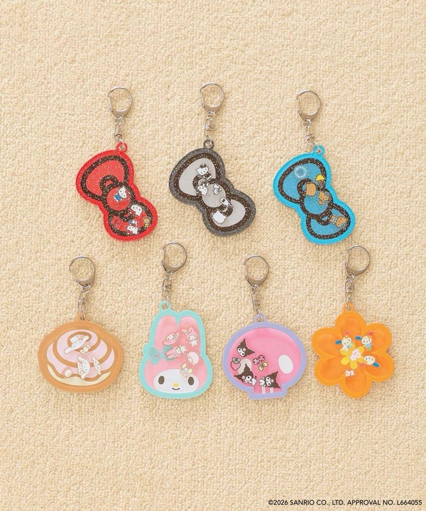 サンリオキャラクターズ×LOWRYS FARM　「シャカシャカキーチャーム」全7種