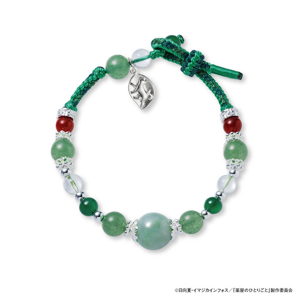 薬屋のひとりごと 天然石ブレスレット（猫猫）