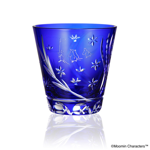 MOOMIN 江戸切子グラス（ムーミントロールとニョロニョロ）