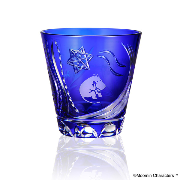 MOOMIN 江戸切子グラス（ムーミントロールとニョロニョロ）