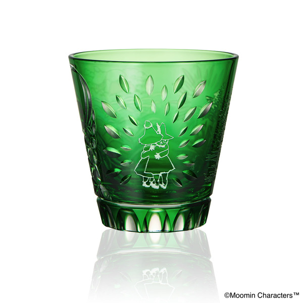 MOOMIN 江戸切子グラス（スナフキンとヨクサル）