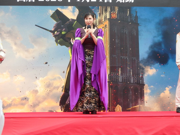 「エヴァンゲリオン・ザ・ライド -8K-」オープニングセレモニーの様子