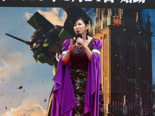 「エヴァンゲリオン・ザ・ライド -8K-」オープニングセレモニーの様子