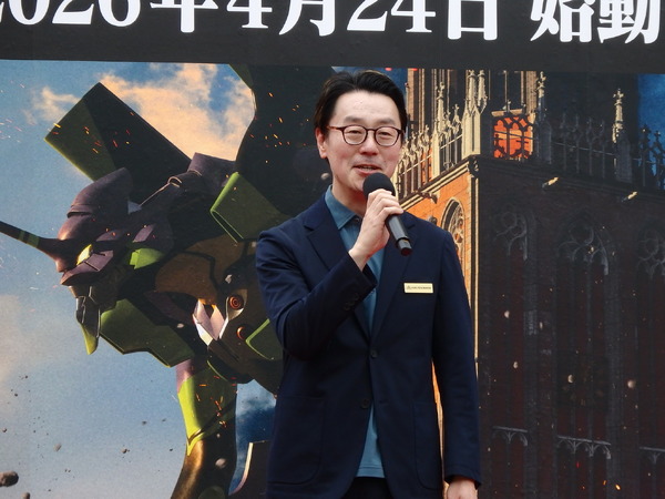 「エヴァンゲリオン・ザ・ライド -8K-」オープニングセレモニーの様子