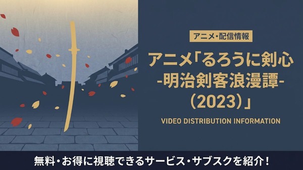 るろうに剣心 2023 配信