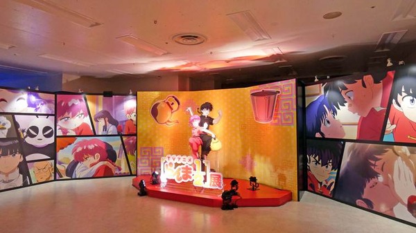 「TVアニメ『らんま1/2』展」の様子