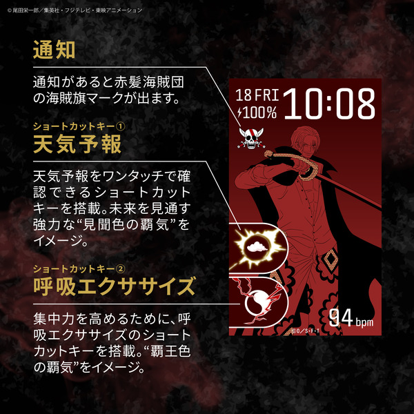 『ONE PIECE』スマートウォッチ