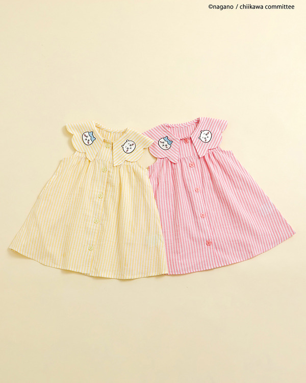 【リンク】【アニメちいかわ】襟付きワンピース