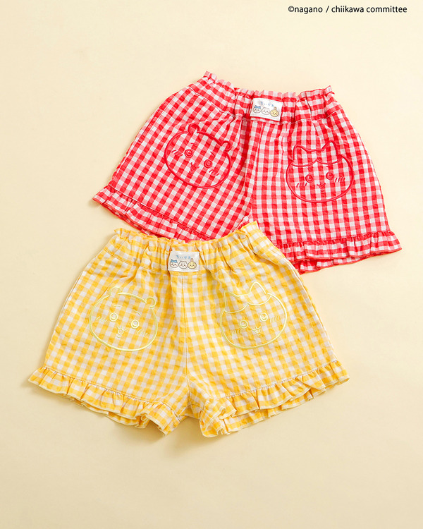 【アニメちいかわ】ギンガムショートパンツ