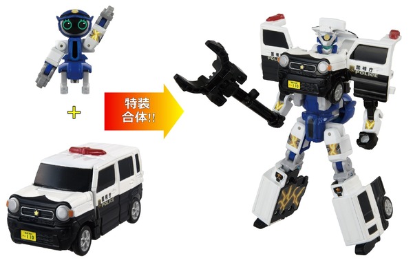 タカラトミー「TJB10 ポリスブレイバー スズキ ハスラー ミニパトロールカー」