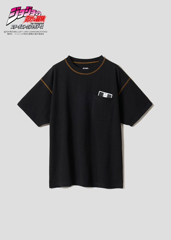 『ジョジョの奇妙な冒険』×グラニフ　「エジプト9栄神｜ビッグシルエットTシャツ」前面
