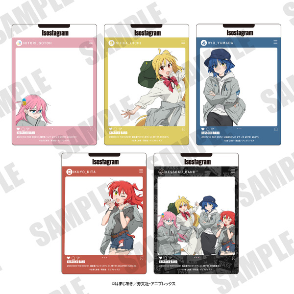 トレーディングイソスタクリアカード(全5種)