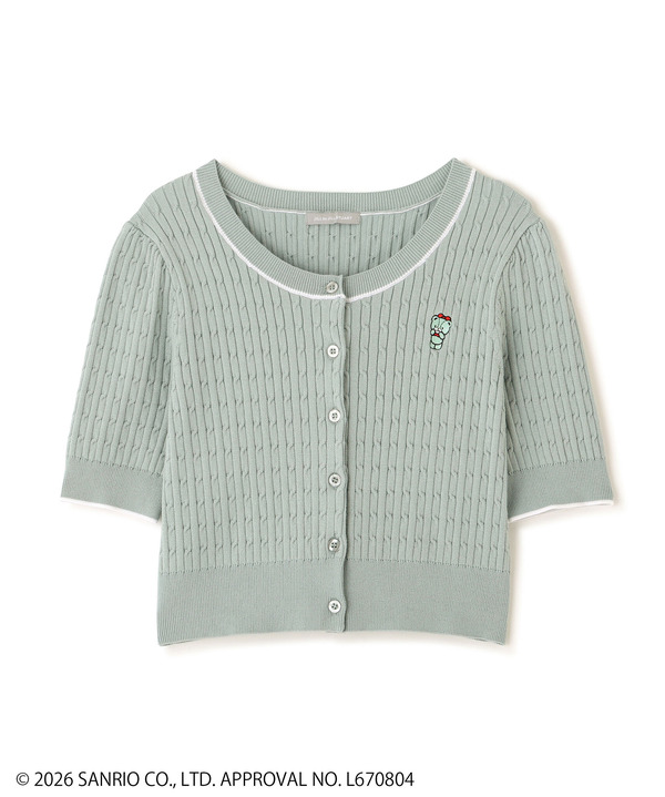 タイニーチャムミニケーブルカーデトップス