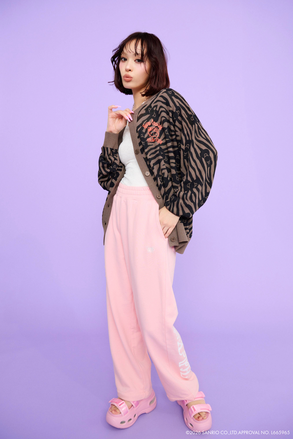 (ハローキティ)パターンカーディガン