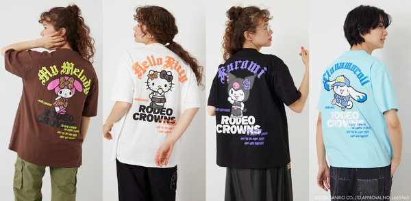 (サンリオキャラクターズ) パターンモチーフTシャツ