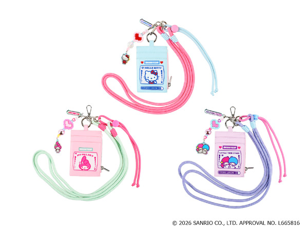 ショルダーロープストラップ付IDカードケース