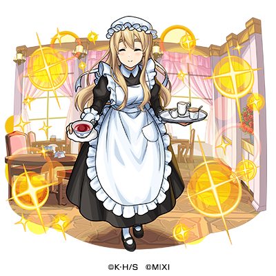 光属性　★6メイド喫茶でバイト中 琴吹 紬（進化）CV：寿 美菜子