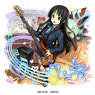 水属性　★6ベース＆ボーカル 秋山 澪（獣神化）CV：日笠陽子