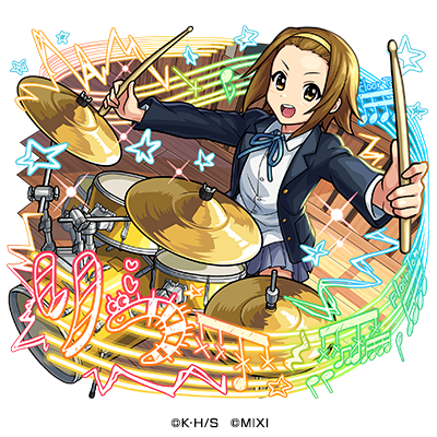 光属性　★6ドラム 田井中 律（獣神化）CV：佐藤聡美