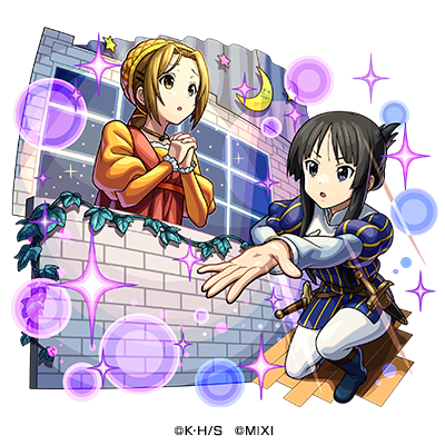 闇属性　★6劇の主役 律＆澪（進化）CV：佐藤聡美（律）日笠陽子（澪）