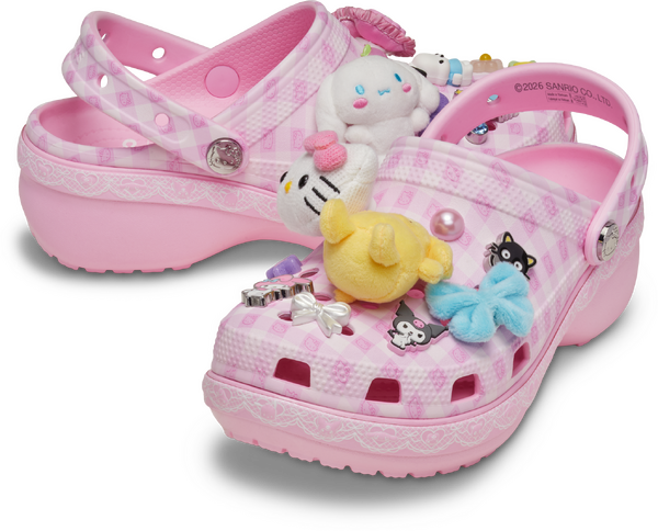ハローキティ アンド フレンズ クラシック プラットフォーム クロッグ