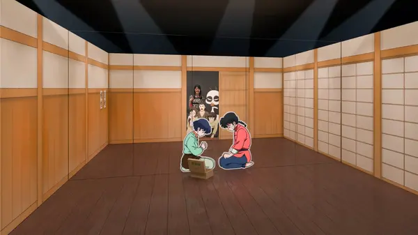 「TVアニメ『らんま1/2』展」天道道場（イメージ再現）