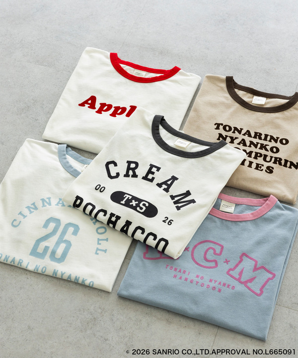 カレッジデザイン配色リンガーT