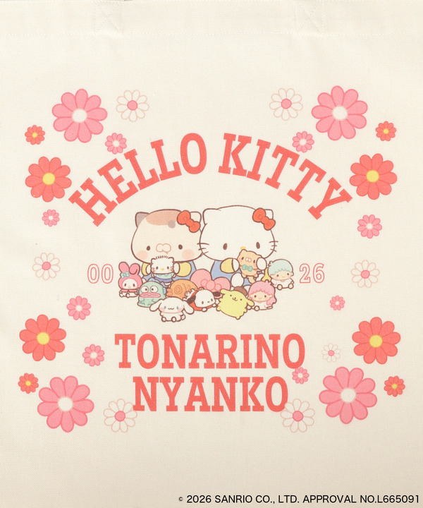 フラワーモチーフトートバッグ