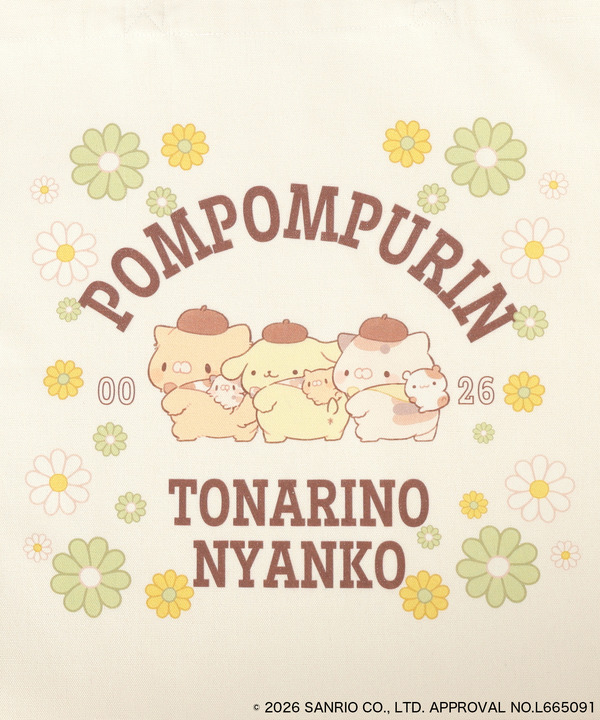 フラワーモチーフトートバッグ