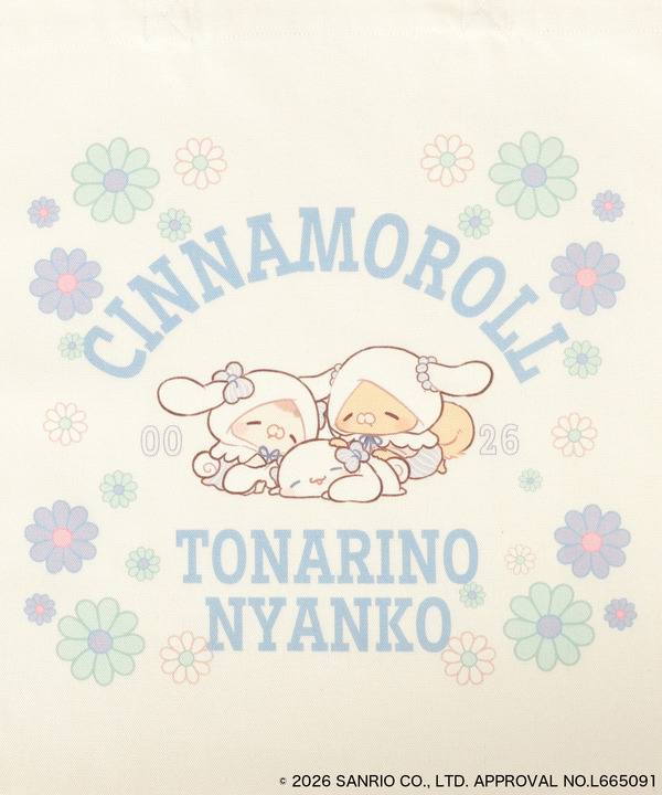 フラワーモチーフトートバッグ