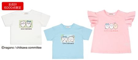 アニメちいかわ半袖Tシャツ
