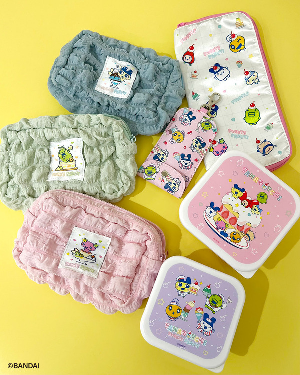 ポップコーンポーチ、キーケース、ヘアアイロンケース、フードコンテナ 2P