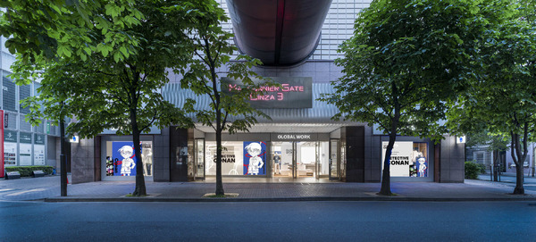 【名探偵コナン×アダストリア】GLOBAL銀座・旗艦店「GLOBAL WORK GINZA」店舗装飾