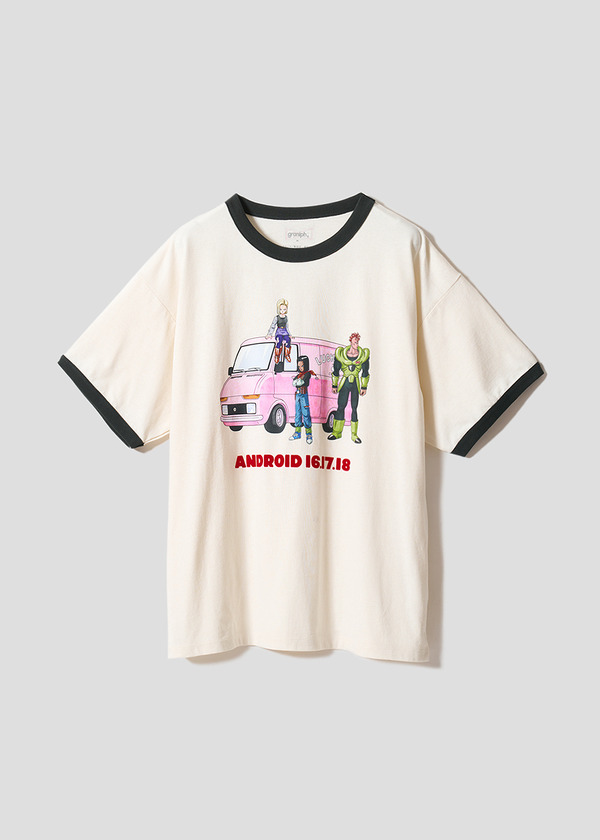 『ドラゴンボールZ』×グラニフ　「人造人間｜ビッグシルエットトリムTシャツ」