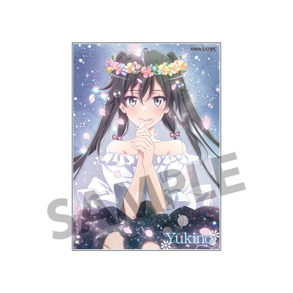 「やはり俺の青春ラブコメはまちがっている。シリーズ トレーディングアクリルカード vol.3」雪ノ下雪乃 ドレス 完 ver.