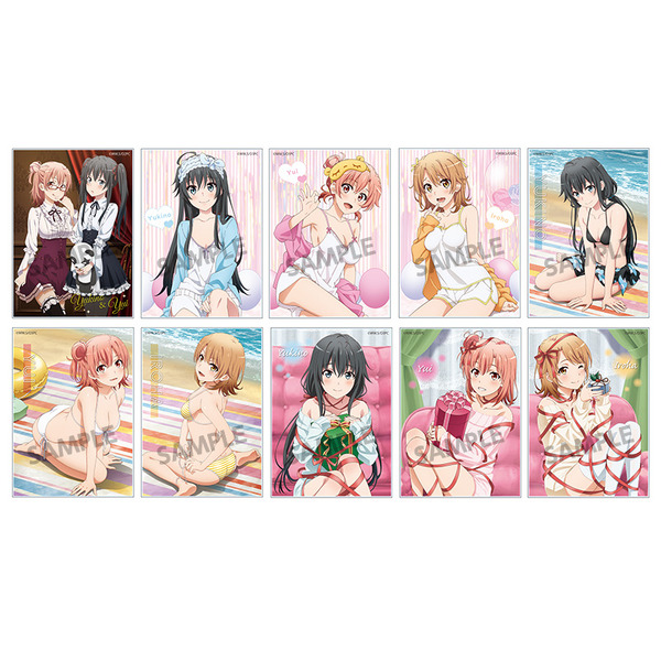 「やはり俺の青春ラブコメはまちがっている。シリーズ トレーディングアクリルカード vol.4」全10種