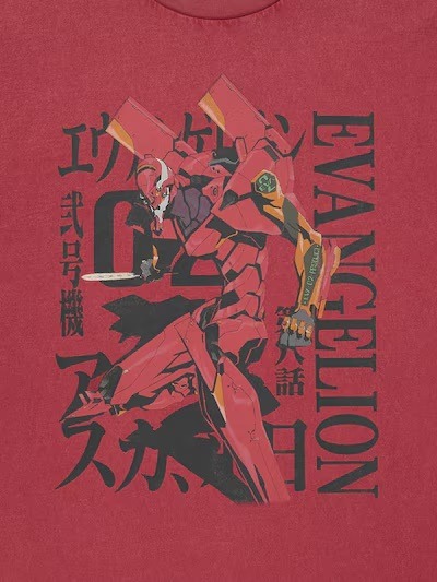 ウォッシュドグラフィックT EVANGELION（4種）