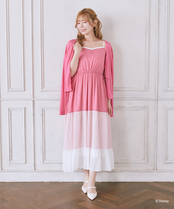 Areeam Disney Collection「Disney Princess」ティアードワンピース　着用イメージ